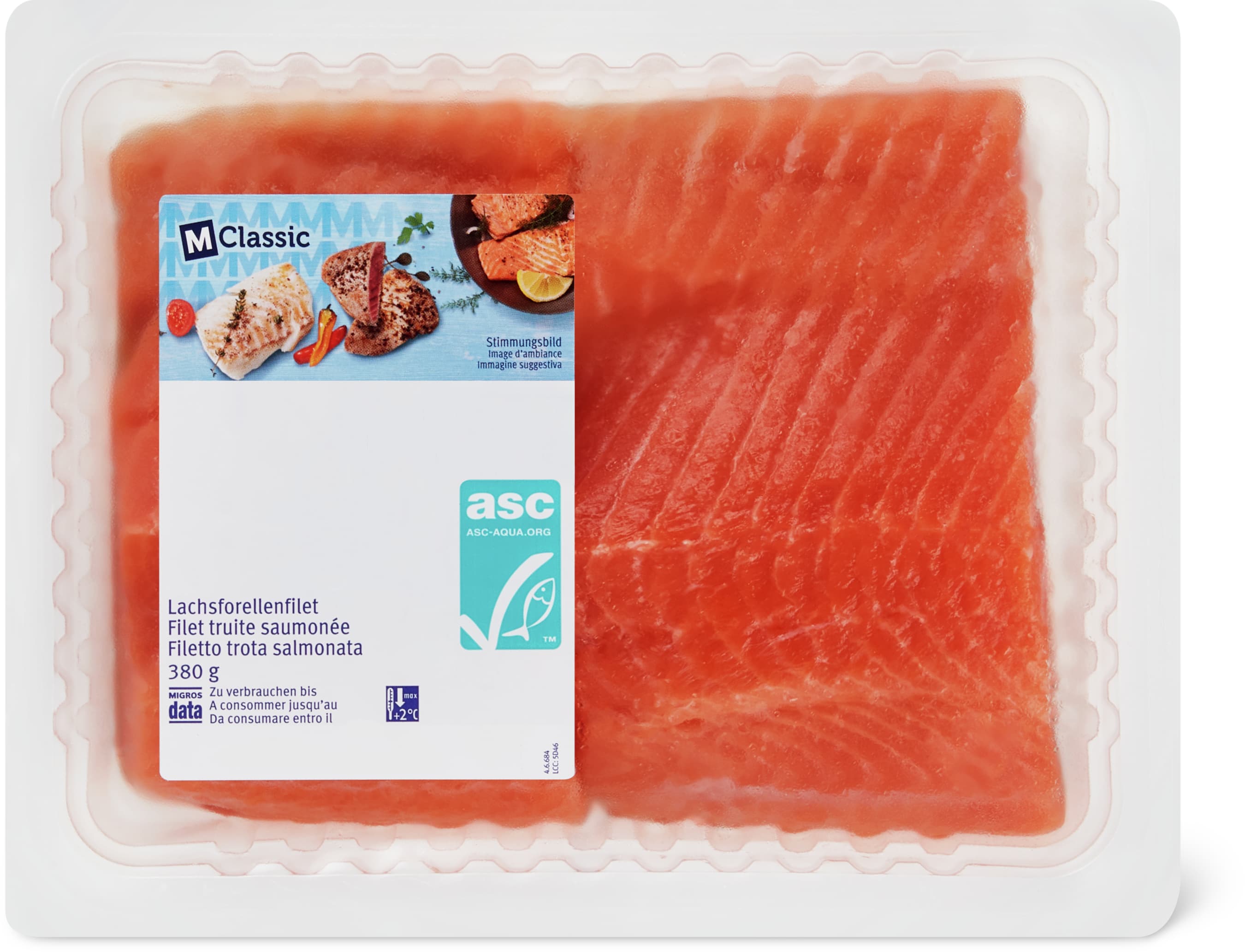 Filet de truite saumonée